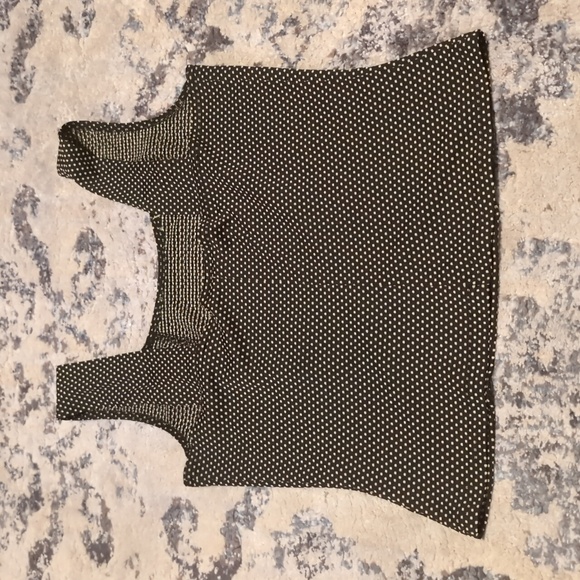 Worthington size large polkadot tank top cropped like new - Picture 2 of 3
